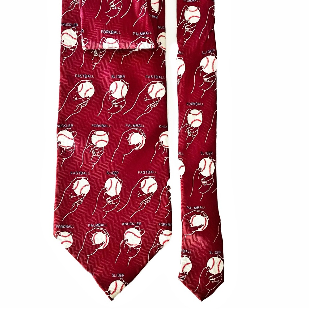 ⚾️⚾️🏟️ Josh Bach, Pitchers Tie, Baseball Sports 100% Silk Men’s Tie